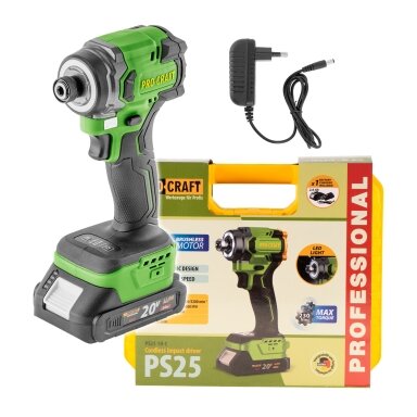 Akumuliatorinis smūginis veržliasukis „ProCraft PS25” Akumuliatorinis smūginis veržliasukis „ProCraft PS25”