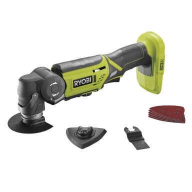 Akumuliatorinis universalusis įrankis Ryobi R18MT-0, 18 V (be akum. ir kroviklio) Akumuliatorinis universalusis įrankis Ryobi R18MT-0, 18 V (be akum. ir kroviklio)