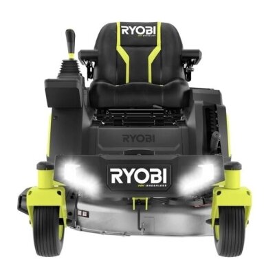 Akumuliatorinis vejos traktorius Ryobi RY72ZTRX76-210, 72 V, 2x10 Ah, 76cm