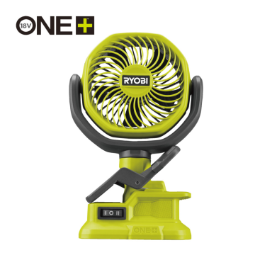 Akumuliatorinis ventiliatorius Ryobi RCF18-0, 18 V (be akum. ir kroviklio) Akumuliatorinis ventiliatorius Ryobi RCF18-0, 18 V (be akum. ir kroviklio)