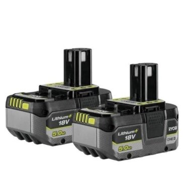 Akumuliatorius Ryobi RB18LL50, 18V, 2x 5,0Ah, LITHIUM+, ONE+