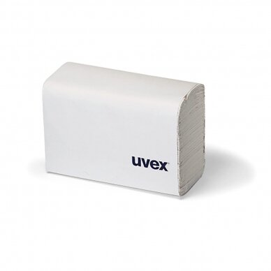 Akinių valymo servetėlės Uvex papildymui valymo stotelei 9970002 (apie 700 lapelių)