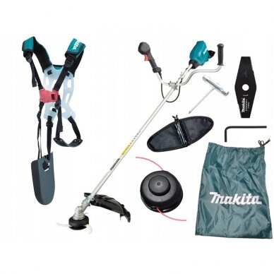 Akumuliatorinė krūmapjovė / trimeris Makita DUR369AZ, 2x18V Akumuliatorinė krūmapjovė / trimeris Makita DUR369AZ, 2x18V