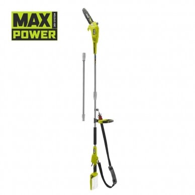 Akumuliatorinė teleskopinė aukštapjovė Ryobi RY36PP25A-0, 36V Akumuliatorinė teleskopinė aukštapjovė Ryobi RY36PP25A-0, 36V