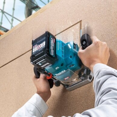 Akumuliatorinis frezeris Makita RP001GZ02 40V XGT ®, be akumuliatorių ir kroviklio 7 Akumuliatorinis frezeris Makita RP001GZ02 40V XGT ®, be akumuliatorių ir kroviklio 7