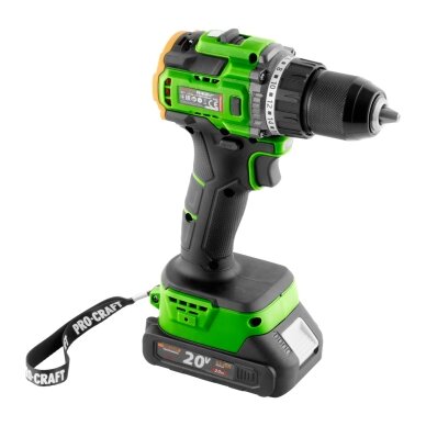 Akumuliatorinis gręžtuvas-suktuvas „ProCraft PA18LiH” 2