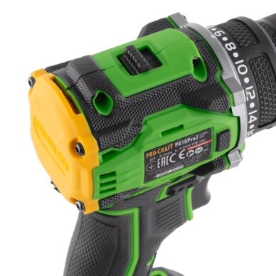 Akumuliatorinis gręžtuvas-suktuvas „ProCraft PA18Pro2” 6