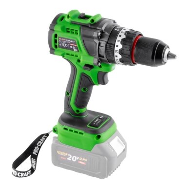 Akumuliatorinis gręžtuvas-suktuvas „ProCraft PA18ProBL-BB” 2 Akumuliatorinis gręžtuvas-suktuvas „ProCraft PA18ProBL-BB” 2