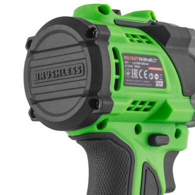 Akumuliatorinis gręžtuvas-suktuvas „ProCraft PA18ProBL-BB” 9 Akumuliatorinis gręžtuvas-suktuvas „ProCraft PA18ProBL-BB” 9