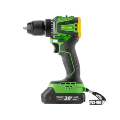 Akumuliatorinis gręžtuvas-suktuvas „ProCraft PA20Li” 3 Akumuliatorinis gręžtuvas-suktuvas „ProCraft PA20Li” 3