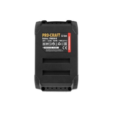 Akumuliatorinis perforatorius „ProCraft PHA50-1b-c SDS-MAX” 3