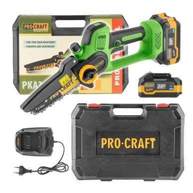 Akumuliatorinis rankinis pjūklas „ProCraft PKA35” Akumuliatorinis rankinis pjūklas „ProCraft PKA35”