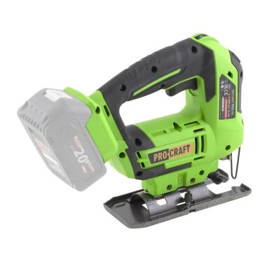 Akumuliatorinis siaurapjūklis „ProCraft ST22” 5 Akumuliatorinis siaurapjūklis „ProCraft ST22” 5