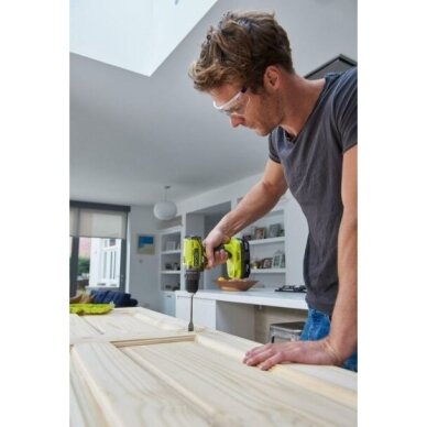 Akumuliatorinis suktuvas - gręžtuvas Ryobi R18DD2-220S, 18V, 2x2.0Ah 2 Akumuliatorinis suktuvas - gręžtuvas Ryobi R18DD2-220S, 18V, 2x2.0Ah 2