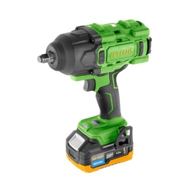 Akumuliatorinis smūginis veržliasukis „ProCraft PWA80 1b” 1