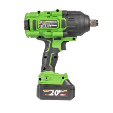 Akumuliatorinis smūginis veržliasukis „ProCraft PWA82 1b" 3 Akumuliatorinis smūginis veržliasukis „ProCraft PWA82 1b" 3