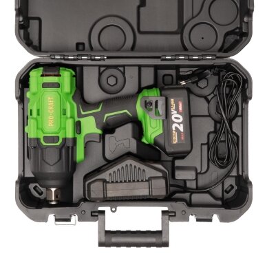 Akumuliatorinis smūginis veržliasukis „ProCraft PWA82 1b" 9