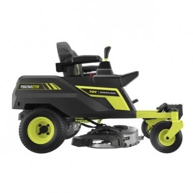Akumuliatorinis vejos traktorius Ryobi RY72ZTRX76-210, 72 V, 2x10 Ah, 76cm 2