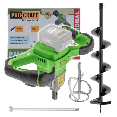 Akumuliatorinis žemės grąžtas „ProCraft PMA20” Akumuliatorinis žemės grąžtas „ProCraft PMA20”