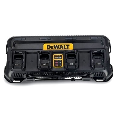 Akumuliatorių įkroviklis DeWALT DCB1404-QW, 12/18/54 V, 4 lizdų, 4 A