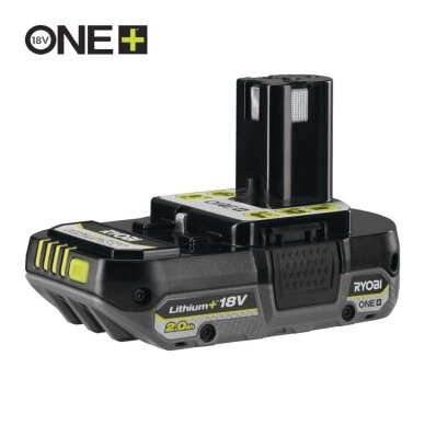 Akumuliatorius RYOBI ONE+ RB1820C, 18 V 2,0 Ah Li-Ion Akumuliatorius RYOBI ONE+ RB1820C, 18 V 2,0 Ah Li-Ion