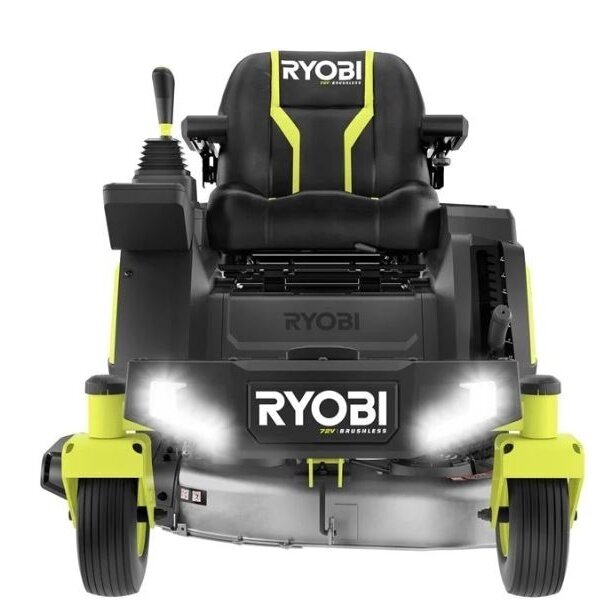 Akumuliatorinis vejos traktorius Ryobi RY72ZTRX76-210, 72 V, 2x10 Ah, 76cm 1 Akumuliatorinis vejos traktorius Ryobi RY72ZTRX76-210, 72 V, 2x10 Ah, 76cm 1
