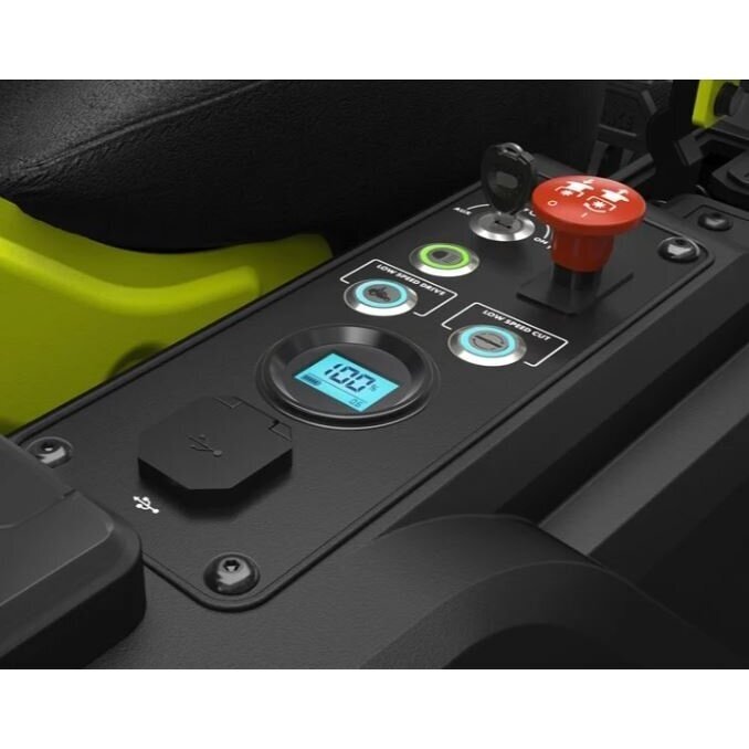 Akumuliatorinis vejos traktorius Ryobi ZTR480EX, 48V, 106 cm 4 Akumuliatorinis vejos traktorius Ryobi ZTR480EX, 48V, 106 cm 4