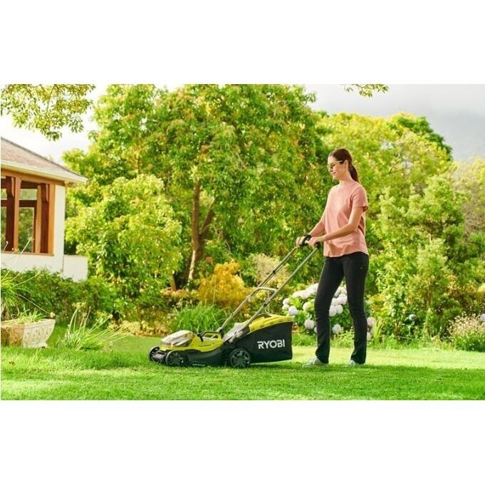 Akumuliatorinė vejapjovė Ryobi RY18LMX37A-0, 18V (be akumuliatorių) 2 Akumuliatorinė vejapjovė Ryobi RY18LMX37A-0, 18V (be akumuliatorių) 2