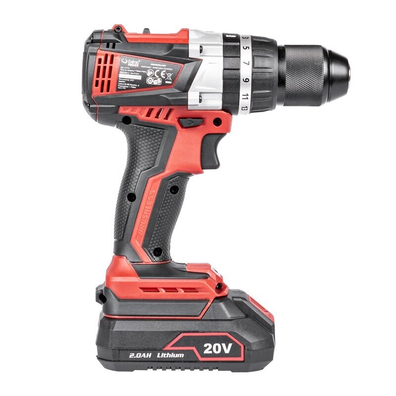 Akumuliatorinis smūginis suktuvas-gręžtuvas Cedrus CEDHD58LI-SET, 18V, 2x2.0Ah 3