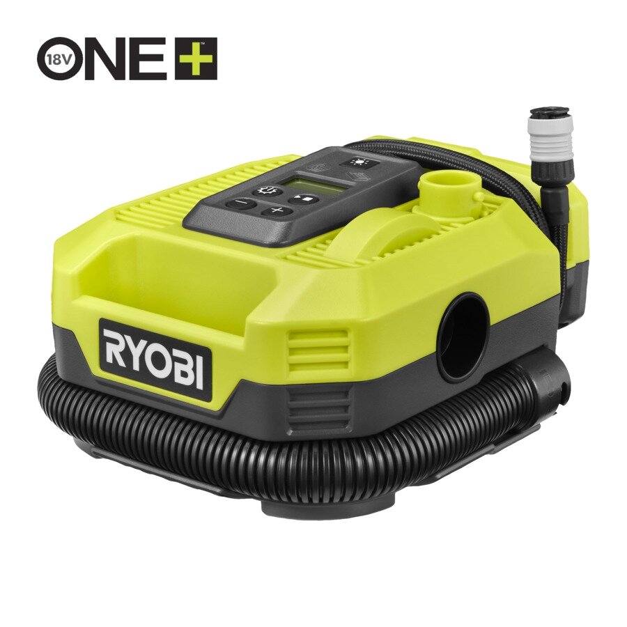 Akumuliatorinis kompresorius Ryobi RMI18-0, 18 V, (be akum. ir krov.) Akumuliatorinis kompresorius Ryobi RMI18-0, 18 V, (be akum. ir krov.)