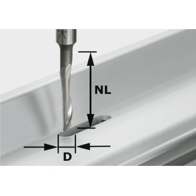 Aliuminio freza HS S8 D5/NL23 Aliuminio freza HS S8 D5/NL23