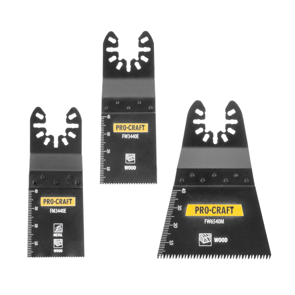 Antgalių rinkinys multifunkciniam osciliniam šlifuokliui „ProCraft MB3" 2