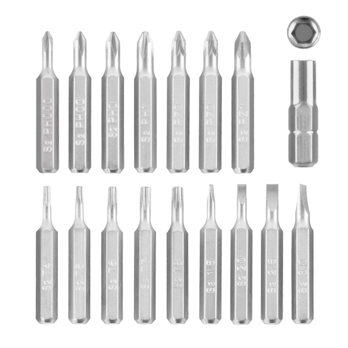 Antgalių rinkinys „ProCraft SS-46” (46 vnt., S2) 3 Antgalių rinkinys „ProCraft SS-46” (46 vnt., S2) 3