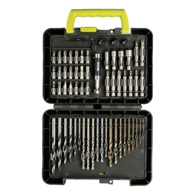 Antgalių komplektas Ryobi RAK60DDF, 60 VNT. Antgalių komplektas Ryobi RAK60DDF, 60 VNT.