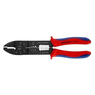 Antgalių presavimo replės KNIPEX 9722 Antgalių presavimo replės KNIPEX 9722