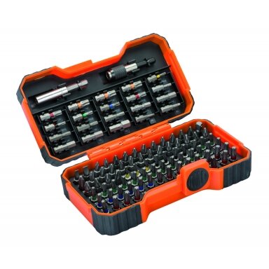 Antgalių rinkinys 1/4"x25mm 100vnt su 2 aut.magn.laikikliu PH,PH2G,PZ,SL,Hex,TORX,TORX TR,R Antgalių rinkinys 1/4"x25mm 100vnt su 2 aut.magn.laikikliu PH,PH2G,PZ,SL,Hex,TORX,TORX TR,R