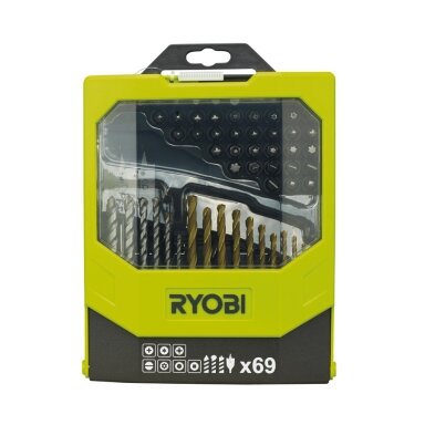 Antgalių rinkinys Ryobi RAK69MIX, 60 VNT. Antgalių rinkinys Ryobi RAK69MIX, 60 VNT.