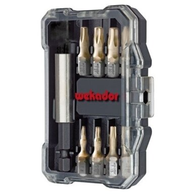 Antgaliukų komplektas 10vnt. PZ/PH/Torx TITANUM Wekador