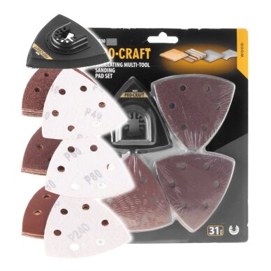 Antgalių ir šlifavimo pjūklų rinkinys „ProCraft MB30" Antgalių ir šlifavimo pjūklų rinkinys „ProCraft MB30"