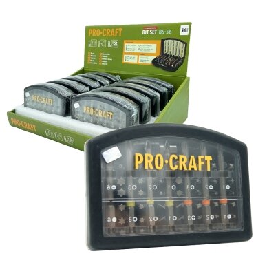 Antgalių rinkinys „ProCraft BS-56” 1 Antgalių rinkinys „ProCraft BS-56” 1