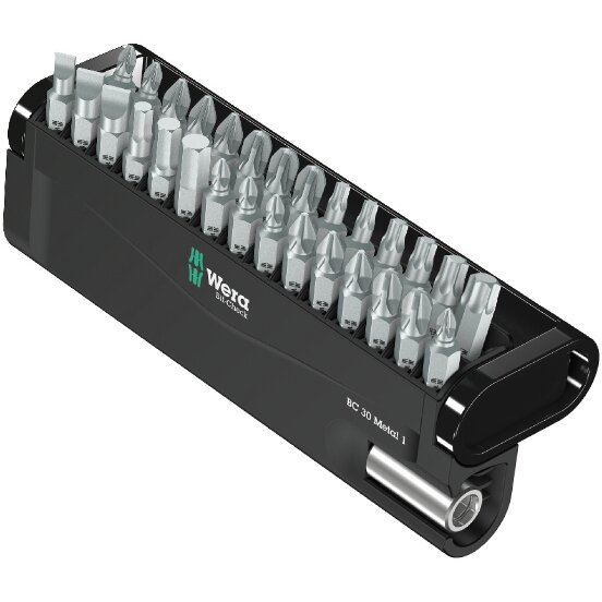 Antgalių rinkinys Wera Bit-Check 30 Metal 1