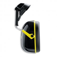 Apsauginės ausinės, tvirtinamos prie šalmo Uvex K2H, SNR: 30dB, juodos/geltonos