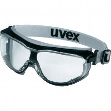 Apsauginiai akiniai Uvex Carbonvision, skaidri linzė, supravision extreme (nesibraižantys ir nerasojantys) padengimas, guminė juostelė.