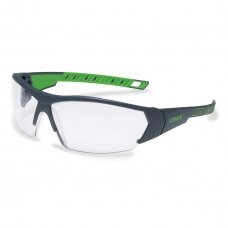 Apsauginiai akiniai Uvex i-Works skaidria linze, supravision excellence (nesibraižantys ir nerasojantys) padengimas, juodos/žalios kojelės. Supakuota mažmeninėje kartoninėje dėžutėje 1 vnt