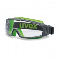 Apsauginiai akiniai Uvex U-sonic, skaidri panoraminė linzė, supravision excellence (nesibraižantys ir nerasojantys) padengimas, guminė reguliuojama juostelė.
