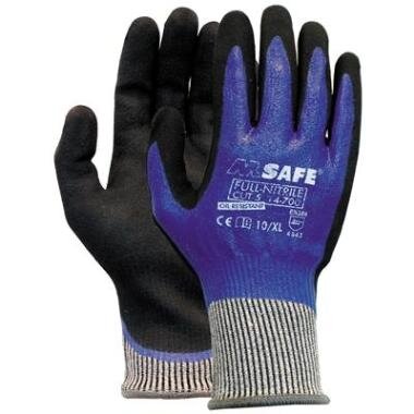 Apsauginės pirštinės M-Safe Full-Nitrile Cut 5 atsparumas pjūviams 5/D lygis, 14-705, nailonas/lycra/HPPE/stiklo pluoštas, pilna nitrilo danga, dydis 11/XXL Apsauginės pirštinės M-Safe Full-Nitrile Cut 5 atsparumas pjūviams 5/D lygis, 14-705, nailonas/lycra/HPPE/stiklo pluoštas, pilna nitrilo danga, dydis 11/XXL