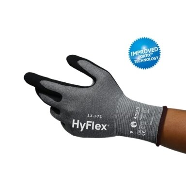 Apsauginės pirštinės Ansell HyFlex® 11-571, atsparumo pjovimui lygis D, dydis 7