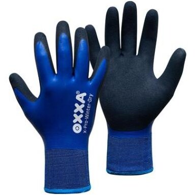 Apsauginės pirštinės OXXA® X-Pro-Winter-Dry 51-870, juodos/mėlynos, dydis 7 Apsauginės pirštinės OXXA® X-Pro-Winter-Dry 51-870, juodos/mėlynos, dydis 7