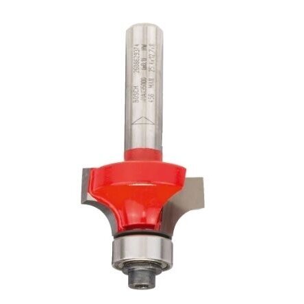 Apvalinimo freza Bosch, 6.35x12.7/55 mm, su guoliu, 2608629374 Apvalinimo freza Bosch, 6.35x12.7/55 mm, su guoliu, 2608629374