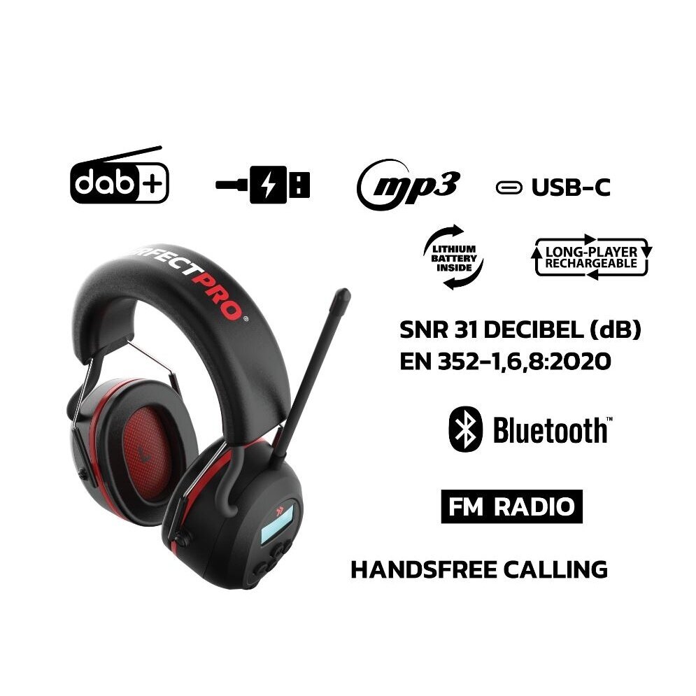 Apsauginės ausinės PerfectPro H-40 3 Apsauginės ausinės PerfectPro H-40 3